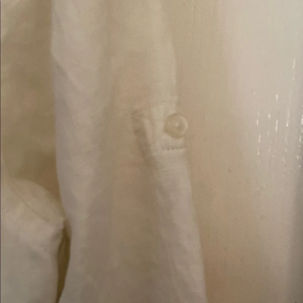 Lauren Ralph Lauren White Linen Blouse - Picture 4 of 5